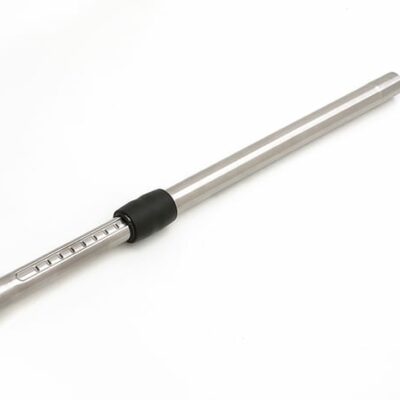 TELESKOPROHR AUS METALLISCHEM GRAUEM ALUMINIUM