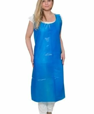 EINWEGSCHÜRZE 20MY 75x125 CM BLAU